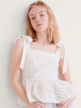 Madewell Women's Rosalie Tie-Strap Top